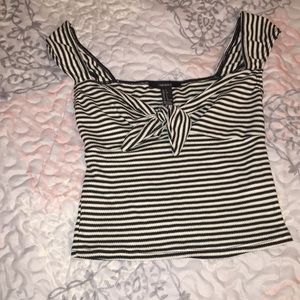 Off shoulder or on shoulder shirt